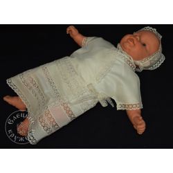 Елецкие кружева / Yelets lace / Christening dress for girls