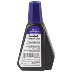 Stamping ink, TRODAT, violet, 28 ml, water based