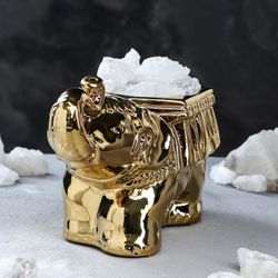 Ваше здоровье / Salt lamp "Golden elephant"