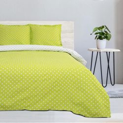 Этель / Bed linen euro Lime caramel, size 200x217 cm, 220x240 cm, transformer pillowcase 70x70 (50x70 cm) - 2 pcs., Poplin 125 g / m2