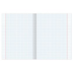 BRAUBERG / Carnet 24 pièces, Cage, couverture cartonnée, RAYURES / 20 pcs.