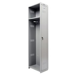 Wardrobe (wallless section) metallic for BRABIX clothing "LK 01-30", 1830x30x500 mm