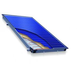 Flat solar collectors