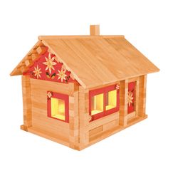 Пелси / Constructor Hut three bears with painting and wiring, 151 elements