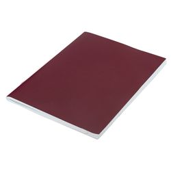 STAFF / Defter bumvinil, A5, 96 yaprak, zımba, ofset No. 1, kafes, kenar boşluklu, BORDEAUX / 10 adet.