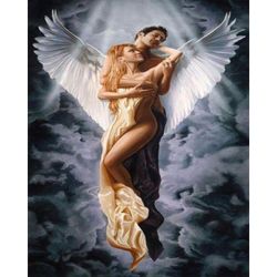 Опт-картина / Sayılara göre boyama 40x50 Düşmüş melek