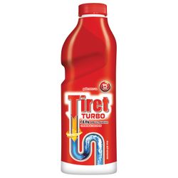 Kanalizasyon borularını temizleme araçları 1 l, TIRET (Tiret) "Turbo", jel