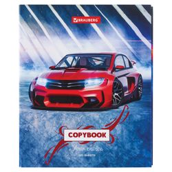 BRAUBERG / Notebook on rings A5 (175x215 mm), 120 sh., Cardboard cover, cage, glossy lamination, "Supercar" / 2 pcs.