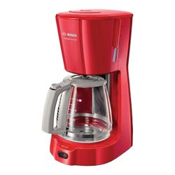 COFFEE maker drip BOSCH TKA3A034, 1100 W, volume 1.25 liters, heated, red