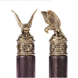 Золотая антилопа / Collectible souvenir set of skewers "Small eagle"