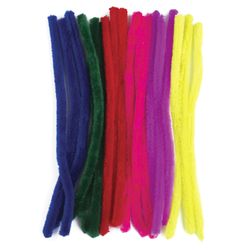 The chenille wire for creativity "Fluffy", 6 Col., 18 PCs, 1,5h30 cm, TREASURE ISLAND