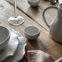 Антикварня / Antique / Gravy boat "White pearl"