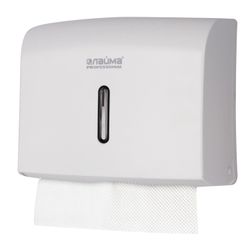 ЛАЙМА / Towel dispenser PROFESSIONAL ECONOMY (H2), Interfold, white, ABS plastic