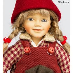 Puppe Porzellan Birgitte Frigast "LAURA"