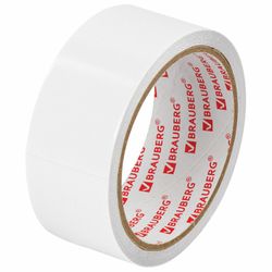 BRAUBERG / Double-sided adhesive tape 38 mm x 8 m, THIN BASE polypropylene, 90 microns