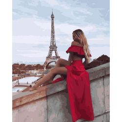 Опт-картина / Painting por números Foto 40x50 en el fondo de la torre