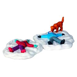 'Kar melekleri' figür seti, polistaşı, 3 cm (2 adet), LEMAX
