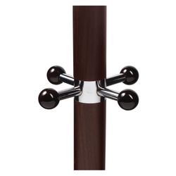 BRABIX / Stand-hanger "CR-282", metal / marble, 1.8 m, on a disc with a diameter of 36 cm, 6 hooks + 4 additional hooks, brown