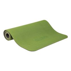 PROFI-FIT / Yoga and fitness mat 6 mm, PROF (green-gray)