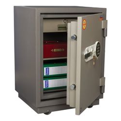 Safe fire-resistant VALBERG "FRS-66T EL", 672 x485 x430 mm, 79 kg, electric lock - key, tracer, attachment to the floor