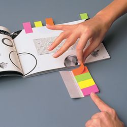 Bookmark adhesive POST-IT, paper, 22.2 mm, 3 colours x 100pcs