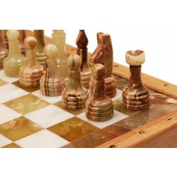 GamesDealer / Шахматы стандартные каменные 43х43 см (3,50")