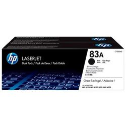 Toner Cartridge HP 83A CF283AD black x2 pack. for HP LJ Pro M125nw / M127fw