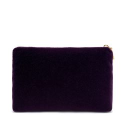 Торжокские золотошвеи / Velvet cosmetic bag "Stone flower"
