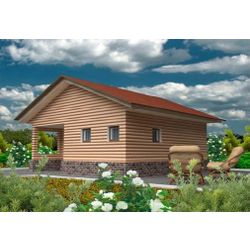 Frame baths "Suzdal" from frame 1 option, the project 069, the Prod