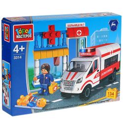 Город мастеров / City of craftsmen / Constructor "Hospital with an ambulance"