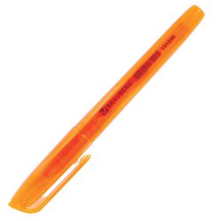Highlighter BRAUBERG "Vivid", ORANGE, round case, line 1-3mm