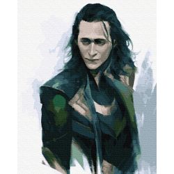 ВанГогВоМне / VanGogVoMne / Paint by number "Mysterious Loki" 40x50 cm