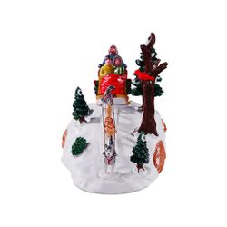 桌子组成“狗拉雪橇”，多石，24 厘米，LEMAX