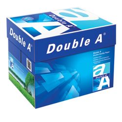 DOUBLE A / Papier de bureau Eucalyptus PETIT FORMAT (148x210 mm), A5, classe "A+", 80 g/m2, 500 feuilles, blancheur 163% (CIE)