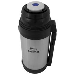 ЛАЙМА / Classic thermos with a narrow neck, 1.2 l, stainless steel, plastic handle