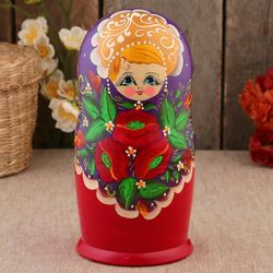 Сималенд / Matryoshka "Poppies", 7 dolls