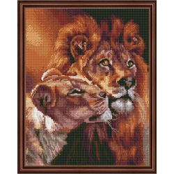 Опт-картина / Diamond mosaic 40x50, round rhinestones Fidelity