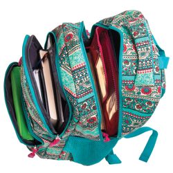 Backpack BRAUBERG for seniors/students/youth patterns, "India", 27 liters, 47х32х14 cm