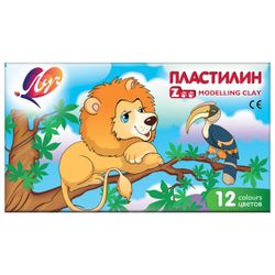 Clay classic BEAM "Zoo" 12 colors 162 g, cardboard box