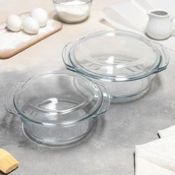 Доляна / Doliana / Set of casseroles for baking "Gratin", 2 pcs, 1 l and 1.5 l