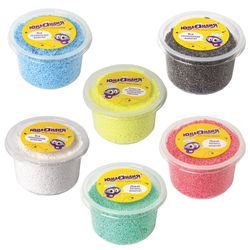 Plastilina roll-on UNLANDIA "UNLANDIC IN EXPEDITION" 6 colores 125 ml cada uno GLITTER no endurecedor