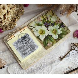 Milotto / Clematis magnet with writing block