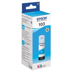 EPSON / Ink (C13T00S24A) for CISS L3100 / L3101 / L3110 / L3150 / L3151 / L1110, cyan, ORIGINAL