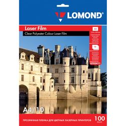 Film LOMOND for black-and-white and color laser printers, 10 pieces A4, 100 µm, 0703411