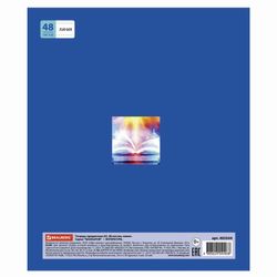 BRAUBERG / Notebook subject NAVIGATOR 48 sheets, selective varnish, LITERATURE, cage, tip / 10 pcs.