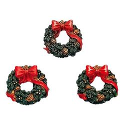 Set 'Christmas wreaths', 0.6 cm (12 pieces), LEMAX