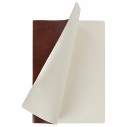 BRAUBERG / Notebook 48 y. in a line smooth leatherette cover, stitching, A5 (147x210mm), BROWN, VIVA / 10 pcs.