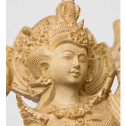 Decor and Gift / Bức tượng gỗ "Thiệu - nữ thần của tất cả Khoa học "