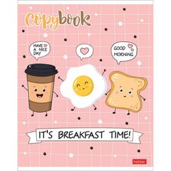 HATBER / Notebook А5, 48 sh., Giá đỡ, lồng, bìa cứng, "THỰC PHẨM SẮP RA MẮT" / 10 chiếc.