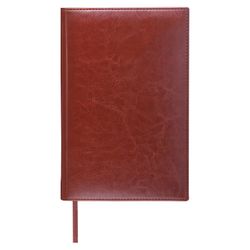 Diary of an undated SMALL FORMAT (100 x150 mm) A6, BRAUBERG "Imperial", under smooth skin, 160 sheets, brown